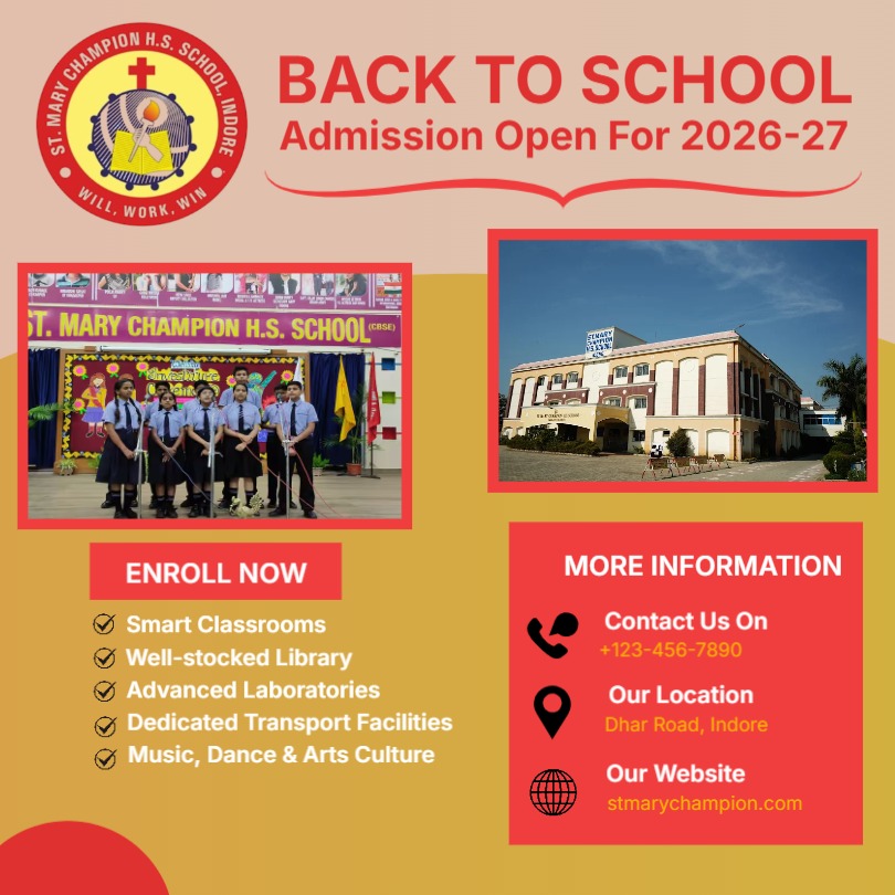 School admission open promotional banner